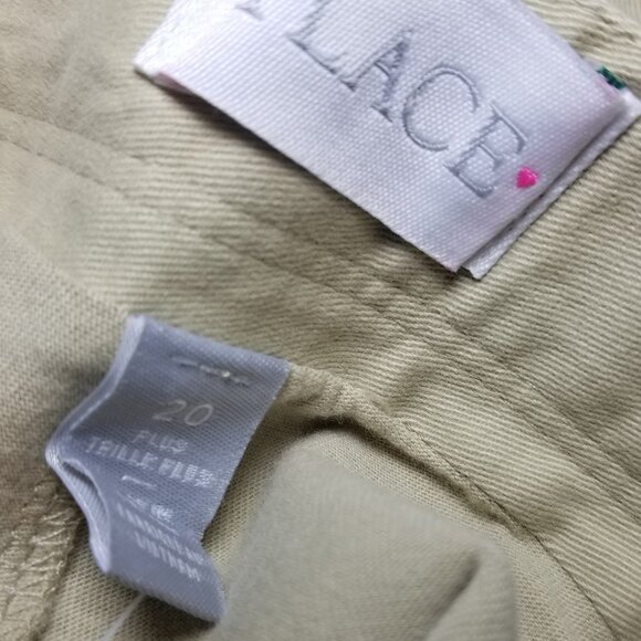 Childrens Place Tan School Uniform Skort 20 Zipper Button Adjustable Waist NWOT - Picture 8 of 9